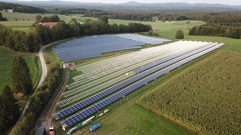 Big Solar Panel Farm